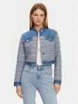 Guess Teksajakk W5GL23 WH610 Sinine Regular Fit