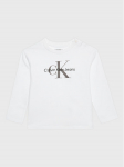 Calvin Klein Jeans S&auml;rkpluus Monogram IN0IN00005 Valge Regular Fit