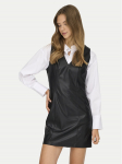ONLY Tehisnahast kleit Nelly 15360558 Must Slim Fit