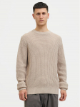Jack & Jones Kampsun Global 12287594 Beež Regular Fit