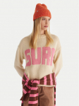 Roxy Kampsun Exploring Heart ERJSW03674 Beež Regular Fit