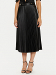 lola_casademunt Plisseeseelik LF2408003 Must Regular Fit