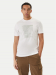BOSS T-s&auml;rk Imprint 50556007 Valge Regular Fit