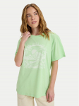 Roxy T-s&auml;rk Hangloose The Sky ERJZT06020 Roheline Regular Fit