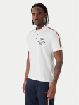 Aeronautica Militare Polo s&auml;rk 261PO1926UJ00723 Valge Regular Fit