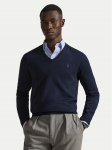 Polo Ralph Lauren Kampsun Ls Sf Vn Pp 710670789004 Tumesinine Slim Fit 3XL