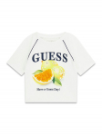 Guess T-s&auml;rk J6GI08 K8HM4 Valge Regular Fit