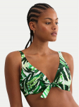 Triumph Bikini &uuml;lemine osa Summer Palm W 10226601 Roheline