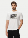 HUGO T-s&auml;rk Te Motors 50566627 Valge Regular Fit