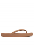 Crocs Varbavahesandaalid Miami Square Flatform Flip 214161 Kreemjas