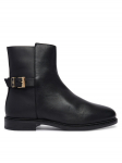 Tommy Hilfiger Saapad Th Buckle Leather Ankle Boot FW0FW09486 Must