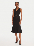 TWINSET Kokteilikleit 252TP2606 Must Slim Fit