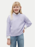 Tommy Hilfiger Kampsun KG0KG08848 Helelilla Regular Fit