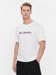 Columbia T-s&auml;rk Csc Basic Logo 1680053 Valge Regular Fit S