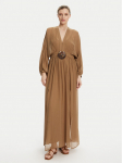 Luisa Spagnoli &Otilde;htune kleit Paiolo 541815 Pruun Regular Fit L