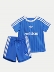 adidas Komplekti kuuluvad t-s&auml;rk ja &scaron;ortsid Football JC6588 Sinine Regular Fit 6_9M