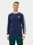 adidas Pikkade varrukatega T-s&auml;rk adicolor Classics 3-Stripes IM9428 Tumesinine Slim Fit