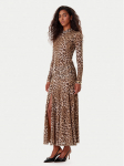 Bardot Kokteilikleit Lea Printed 58853DB8 Pruun Regular Fit