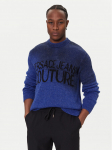 Versace Jeans Couture Kampsun VERSACE JEANS-79GAFM05 Sinine Regular Fit M