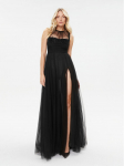 Elisabetta Franchi &Otilde;htune kleit AB-400-36E2-V890 Must Regular Fit