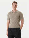 KARL LAGERFELD Polo s&auml;rk 655005 562301 Khakiv&auml;rviline Slim Fit