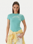 Tommy Jeans T-s&auml;rk DW0DW22302 Roheline Slim Fit