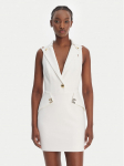 Elisabetta Franchi Kokteilikleit AB-924-61E2-V520 Valge Regular Fit 38