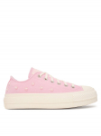 Converse Tennised Chuck Taylor All Star Lift Platform Beads A16108C Roosa