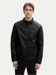 Tom Tailor Tehisnahast jope 1044100 Must Regular Fit