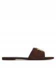 Tory Burch Pl&auml;tud Eleanor Slide 174839 Pruun