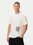 Karl Lagerfeld Jeans T-s&auml;rk B3M17029 Valge Regular Fit