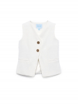 Abel & Lula Vest 5176 Valge Regular Fit
