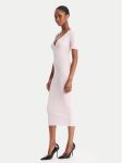 Elisabetta Franchi Kootud kleit AM-53S-51E2 Roosa Slim Fit