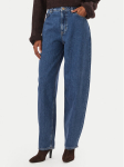 HUGO Teksad Gimine 50563510 Tumesinine Wide Leg