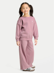 adidas Spordidressid Loose Crew Top & Wide Leg Pants Set KT2242 Roosa Relaxed Fit