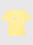 Roxy T-s&auml;rk Short Sleeve ERGZT03845 Kollane Regular Fit