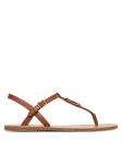 Tommy Hilfiger Sandaalid Leather Thong Sandal FW0FW09127 Pruun