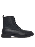 Tommy Hilfiger Saapad Cleated Hilifger Scotch Lth Boot FM0FM06081 Must