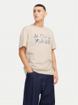Jack & Jones T-s&auml;rk Bryan 12268127 Beež Relaxed Fit