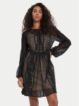 TWINSET Kokteilikleit 241TP2030 Must Loose Fit