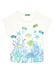 United Colors Of Benetton T-s&auml;rk 3I1XG10JH Ekr&uuml;&uuml;v&auml;rv Regular Fit 104