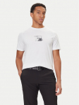 BOSS T-s&auml;rk Stripe Zone 50548093 Valge Relaxed Fit