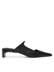 Calvin Klein Pl&auml;tud Set Back Heel Pump Lth HW0HW02801 Must