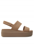 Crocs Sandaalid Brooklyn Low Wedge W 206453 Beež 37_38