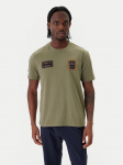 Aeronautica Militare T-s&auml;rk 261TS2544UJ00592 Roheline Regular Fit