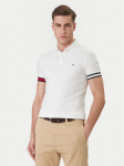Tommy Hilfiger Polo s&auml;rk MW0MW42743 Valge Slim Fit