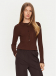 ViCOLO Kampsun 22095S Pruun Slim Fit