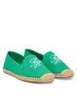 Tommy Hilfiger Espadrillid Th Script Summer Espadrille FW0FW09240 Roheline