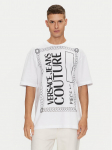 Versace Jeans Couture T-s&auml;rk 76GAHE04 Valge Regular Fit