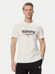 Tommy Jeans T-s&auml;rk Graphic DM0DM23376 Valge Slim Fit